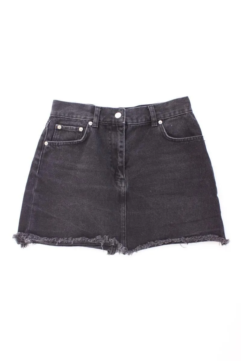 NA-KD Jeansrock Gr. M grau aus Baumwolle