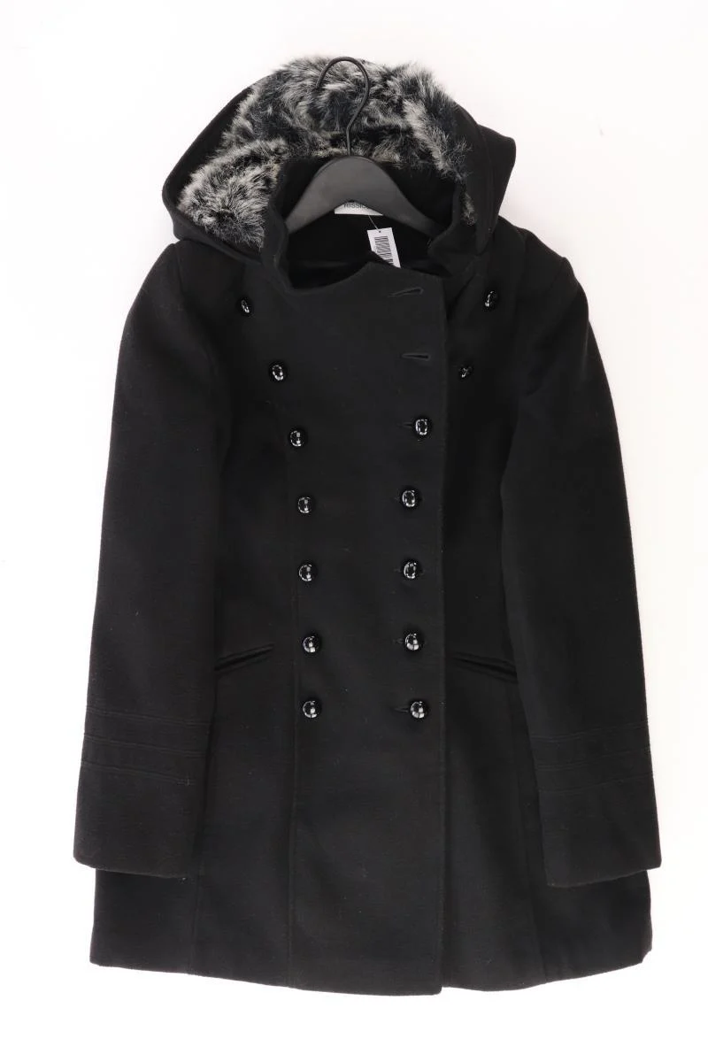 C&A Mantel Gr. 38 schwarz aus Polyester