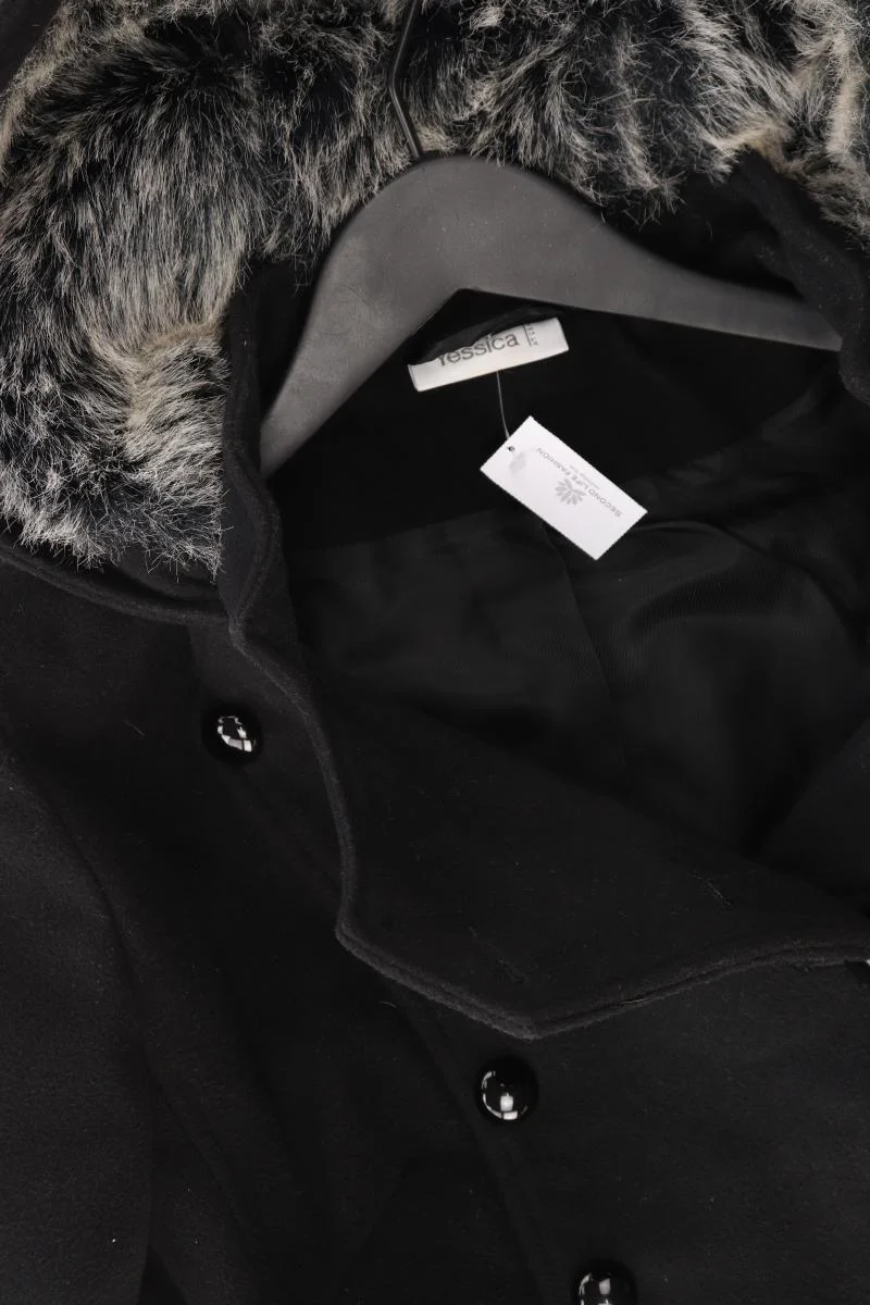 C&A Mantel Gr. 38 schwarz aus Polyester
