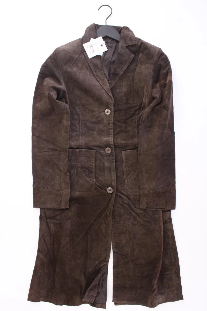 Street One Ledermantel Gr. 38 neu mit Etikett Neupreis: 159,95€! Vintage braun