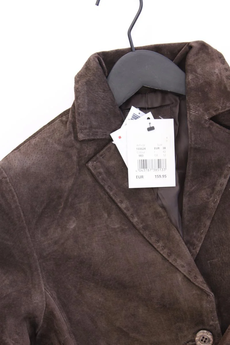 Street One Ledermantel Gr. 38 neu mit Etikett Neupreis: 159,95€! Vintage braun