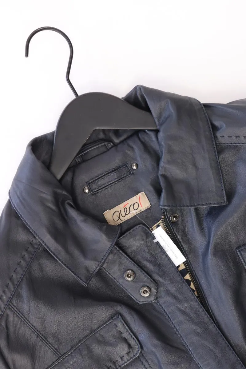 Qiero! Lederjacke Gr. 44 schwarz
