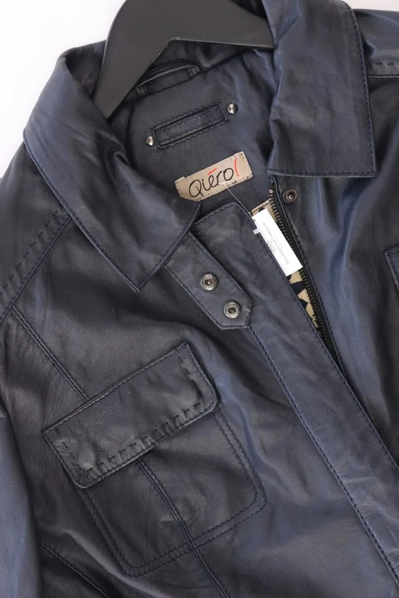 Qiero! Lederjacke Gr. 44 schwarz