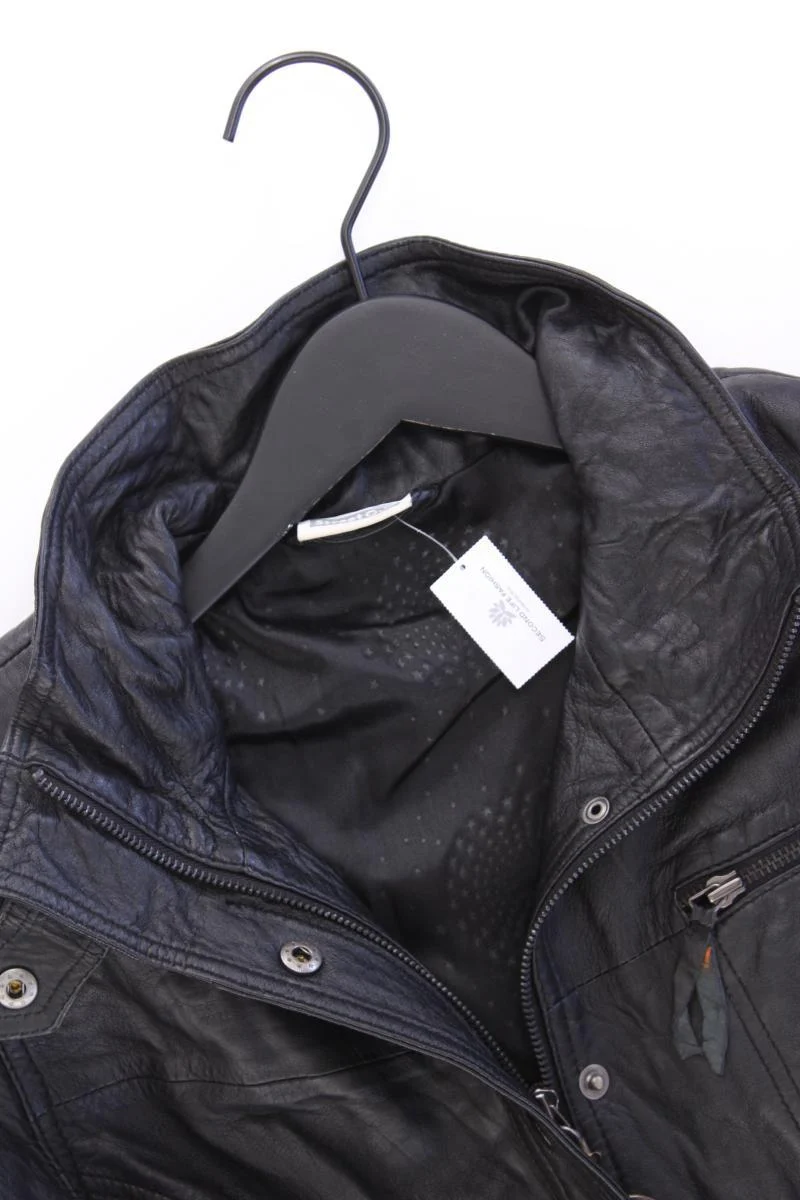 Street One Lederjacke Gr. 42 schwarz