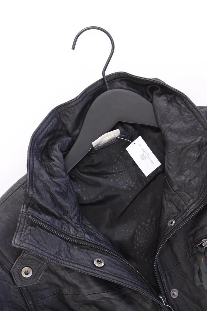 Street One Lederjacke Gr. 42 schwarz
