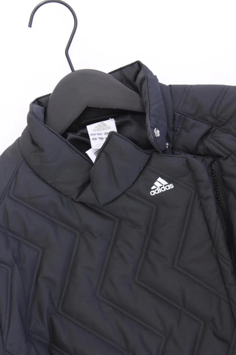 Adidas Steppjacke Gr. 38 Vintage schwarz aus Polyester