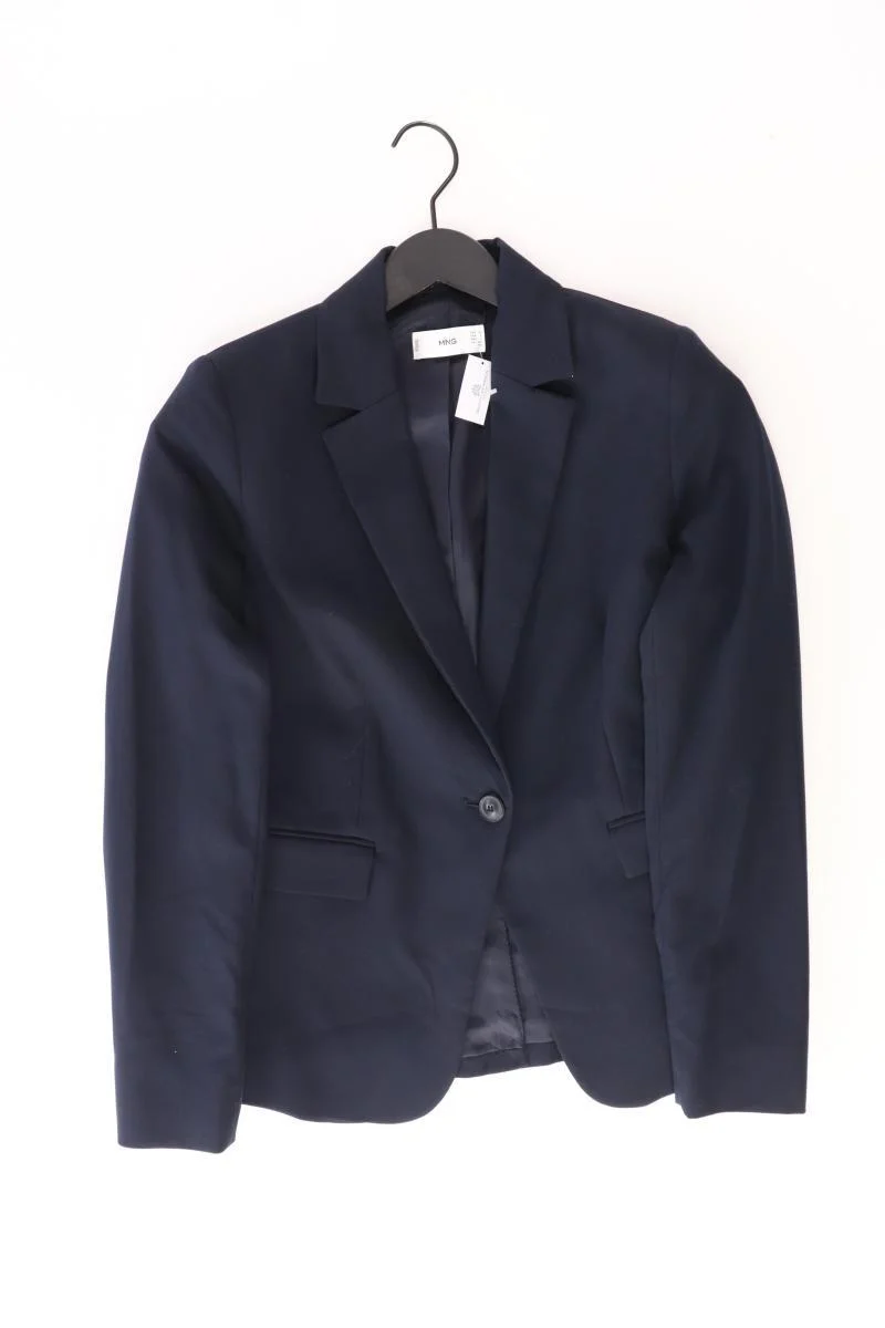 Mango Longblazer Gr. 36 blau aus Polyester
