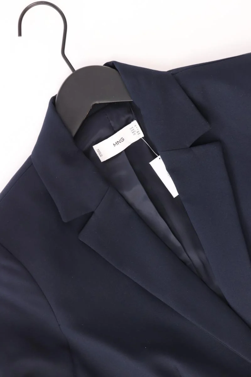 Mango Longblazer Gr. 36 blau aus Polyester