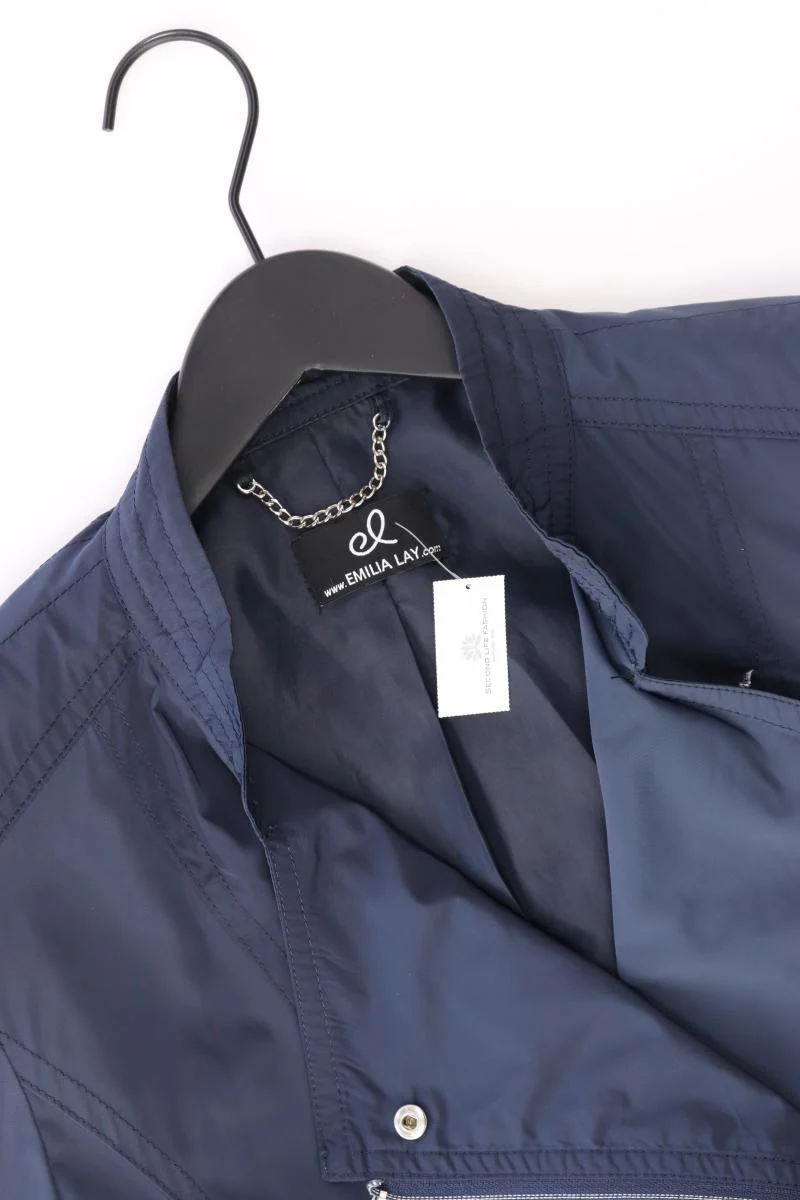 Emilia Lay Übergangsjacke Gr. 44 blau aus Polyester