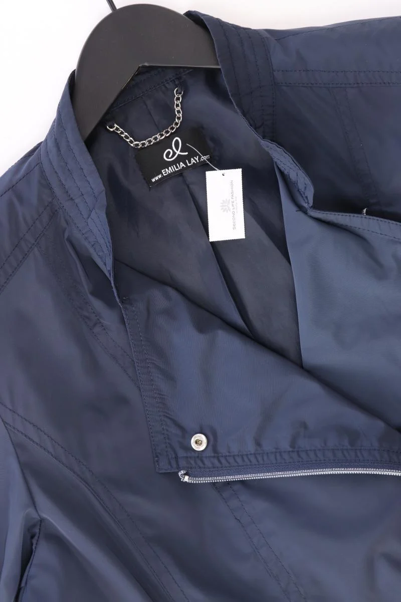 Emilia Lay Übergangsjacke Gr. 44 blau aus Polyester