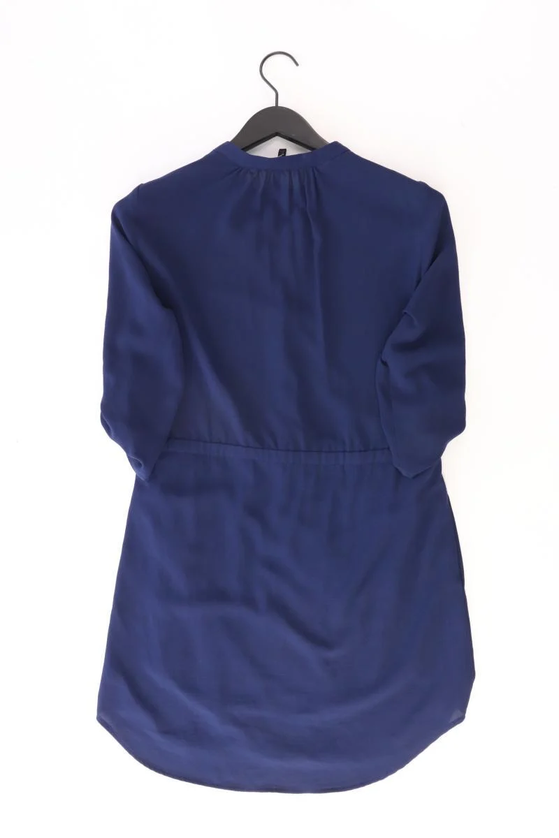 Stradivarius Midikleid Gr. S 3/4 Ärmel blau aus Polyester