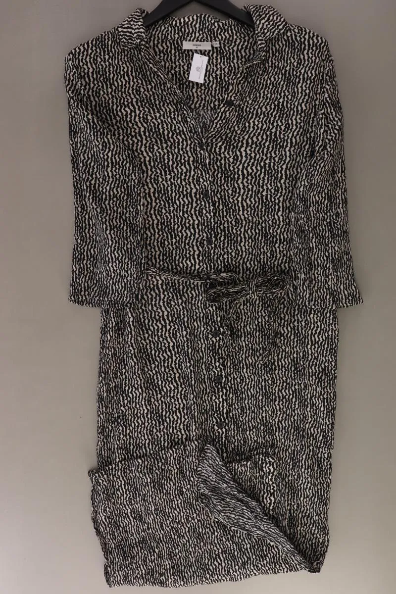 Minimum Maxikleid Gr. 38 3/4 Ärmel schwarz aus Viskose