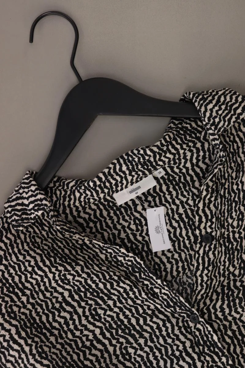 Minimum Maxikleid Gr. 38 3/4 Ärmel schwarz aus Viskose