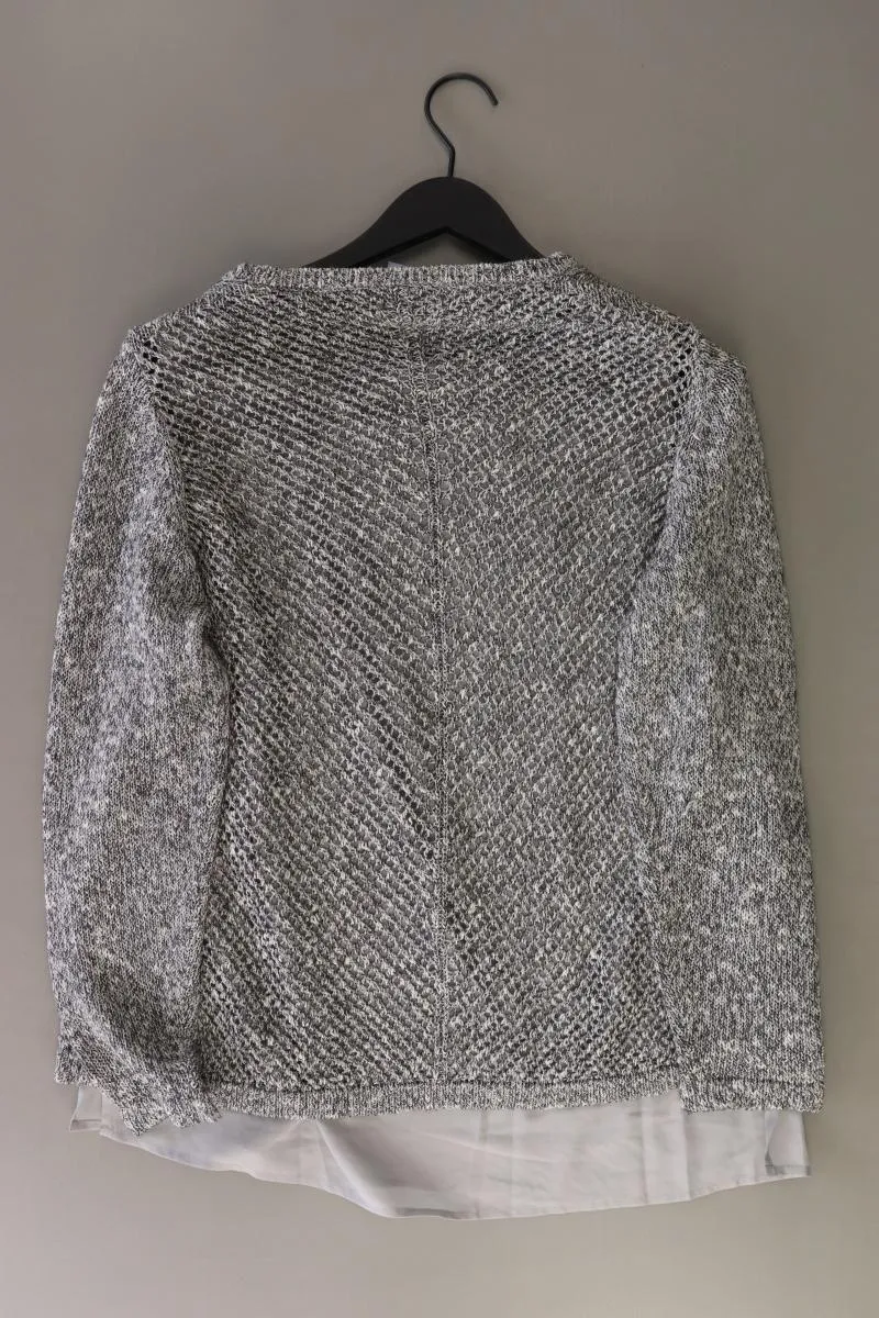 Bonita Grobstrickpullover Gr. XL grau aus Baumwolle