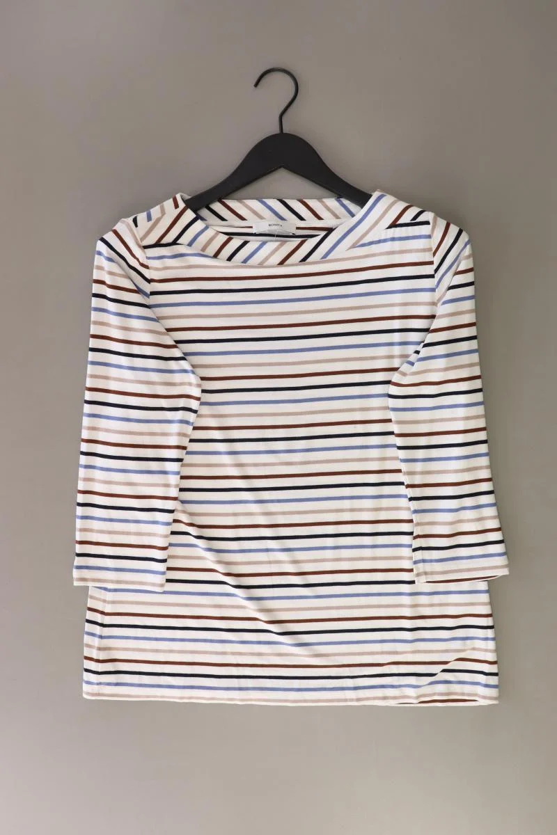 Bonita Ringelshirt Gr. L gestreift 3/4 Ärmel mehrfarbig aus Viskose