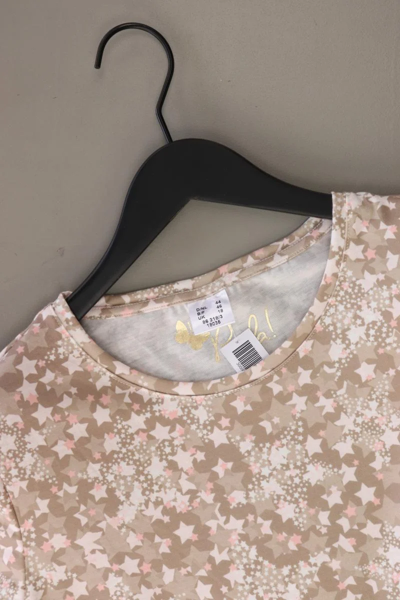 Paola Printshirt Gr. 44 Kurzarm braun aus Polyester