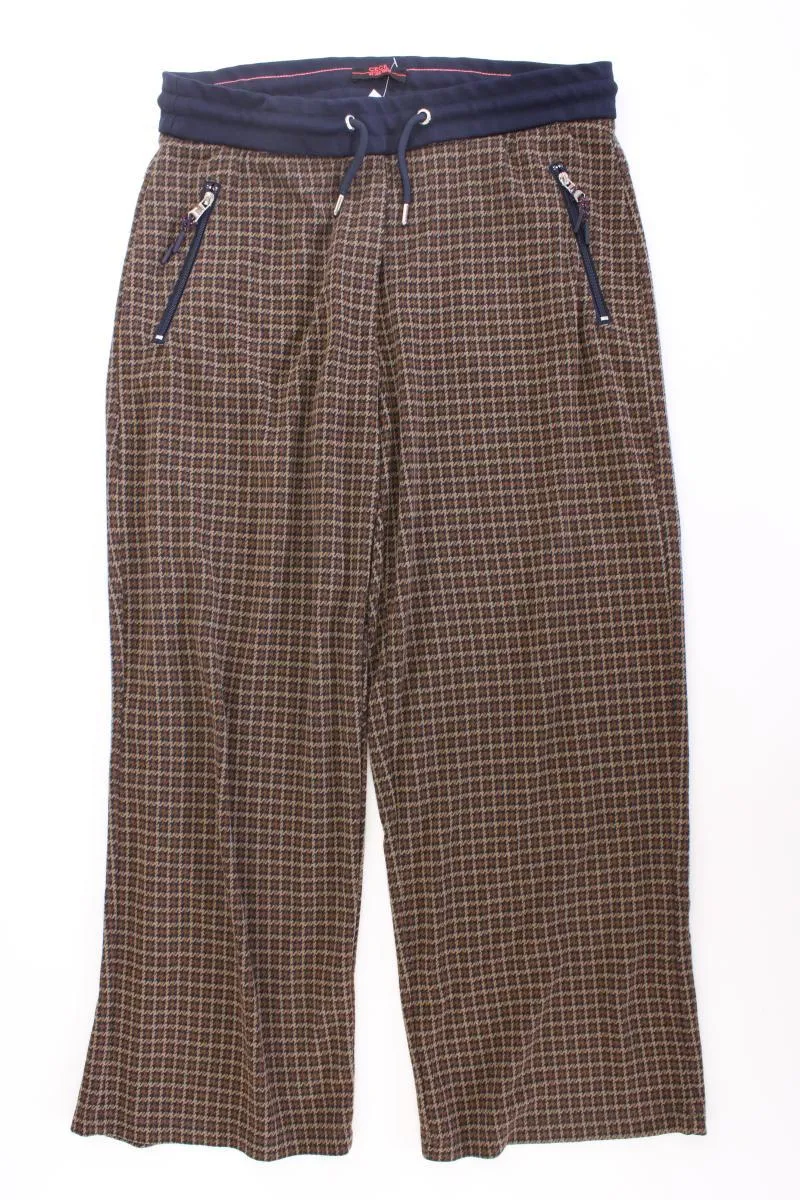 Cecil Stoffhose Gr. 46 hahnentritt braun