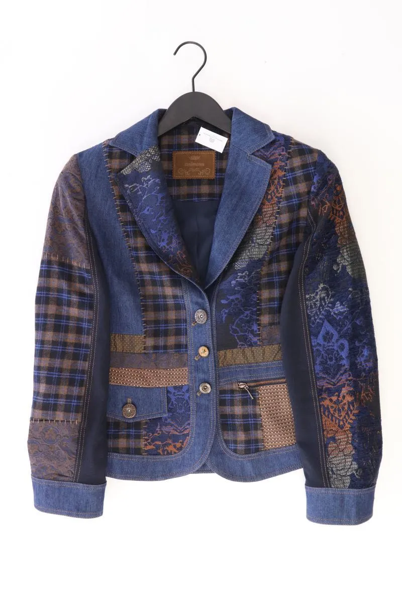Steilmann Regular Blazer Gr. 38 blau aus Baumwolle