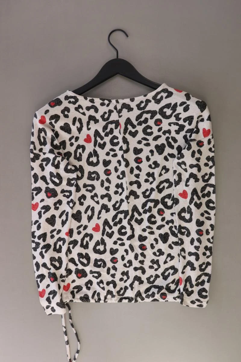 Street One Langarmpullover Gr. 36 mit Tierdruck creme aus Viskose
