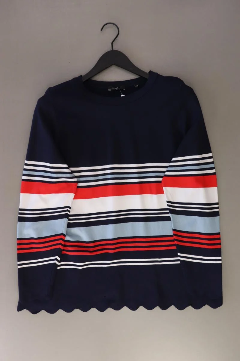 Bonita Langarmpullover Gr. XXL gestreift blau