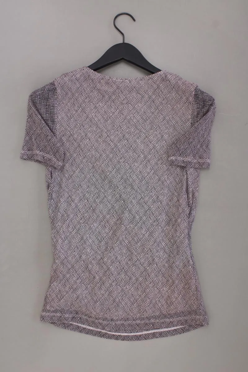 s.Oliver Premium Shirt mit V-Ausschnitt Gr. 38 Kurzarm rosa aus Polyamid