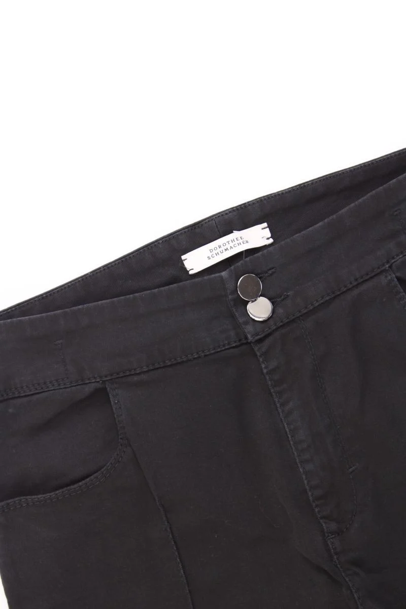 Dorothee Schumacher Hose Gr. 38 schwarz aus Baumwolle