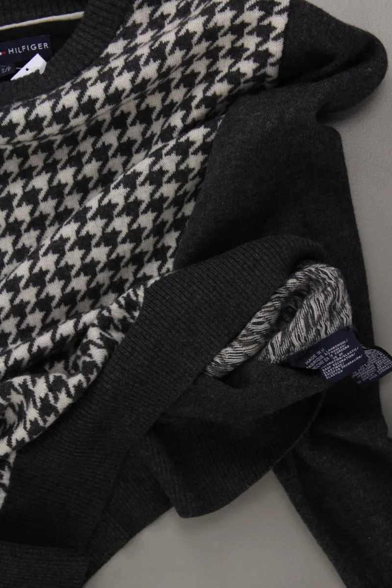 Tommy Hilfiger Wollpullover für Herren Gr. S hahnentritt grau