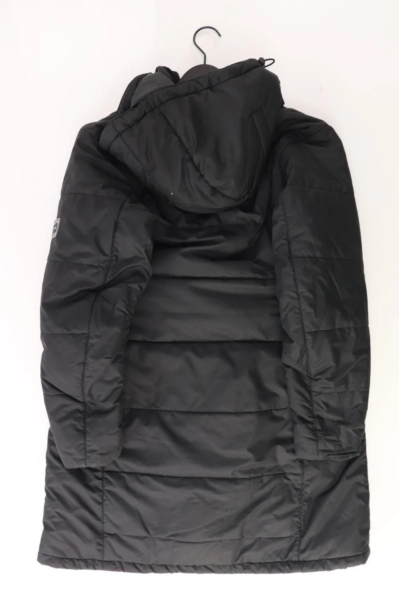 Jack Wolfskin Kapuzenmantel Gr. L schwarz aus Polyester