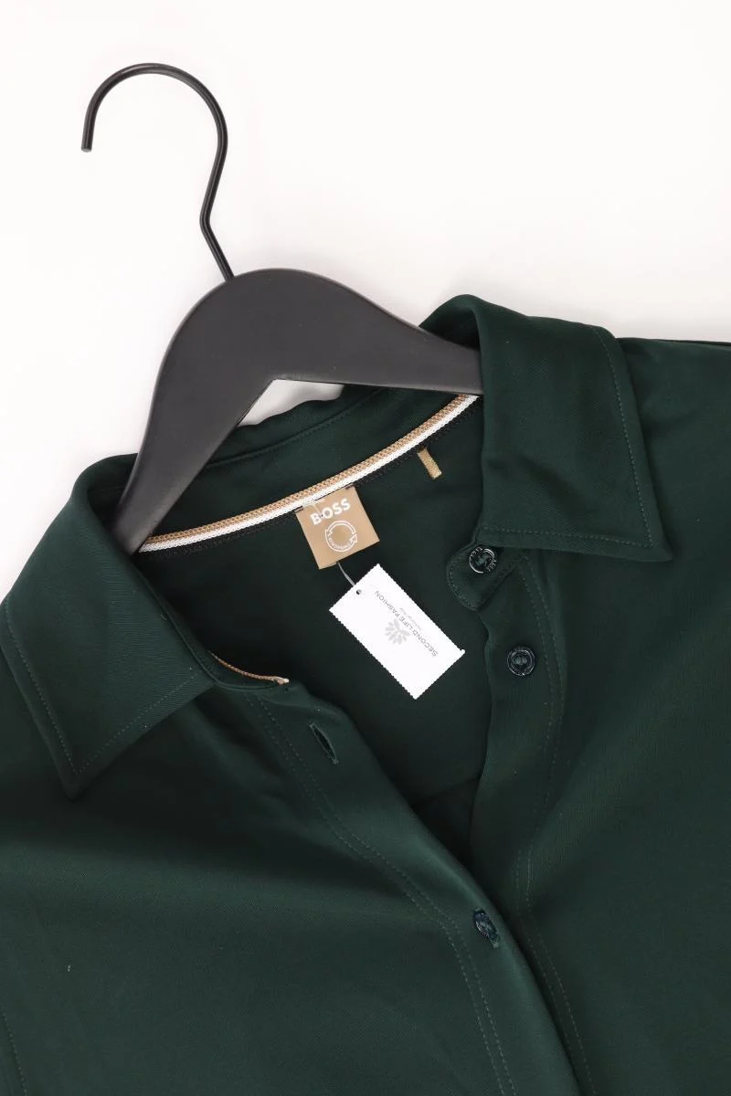 BOSS by Hugo Boss Jerseykleid Gr. S Langarm grün aus Viskose