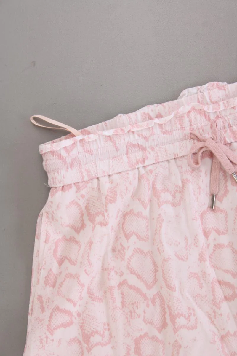 Marc Aurel Stretchrock Gr. 38 mit Tierdruck rosa aus Viskose