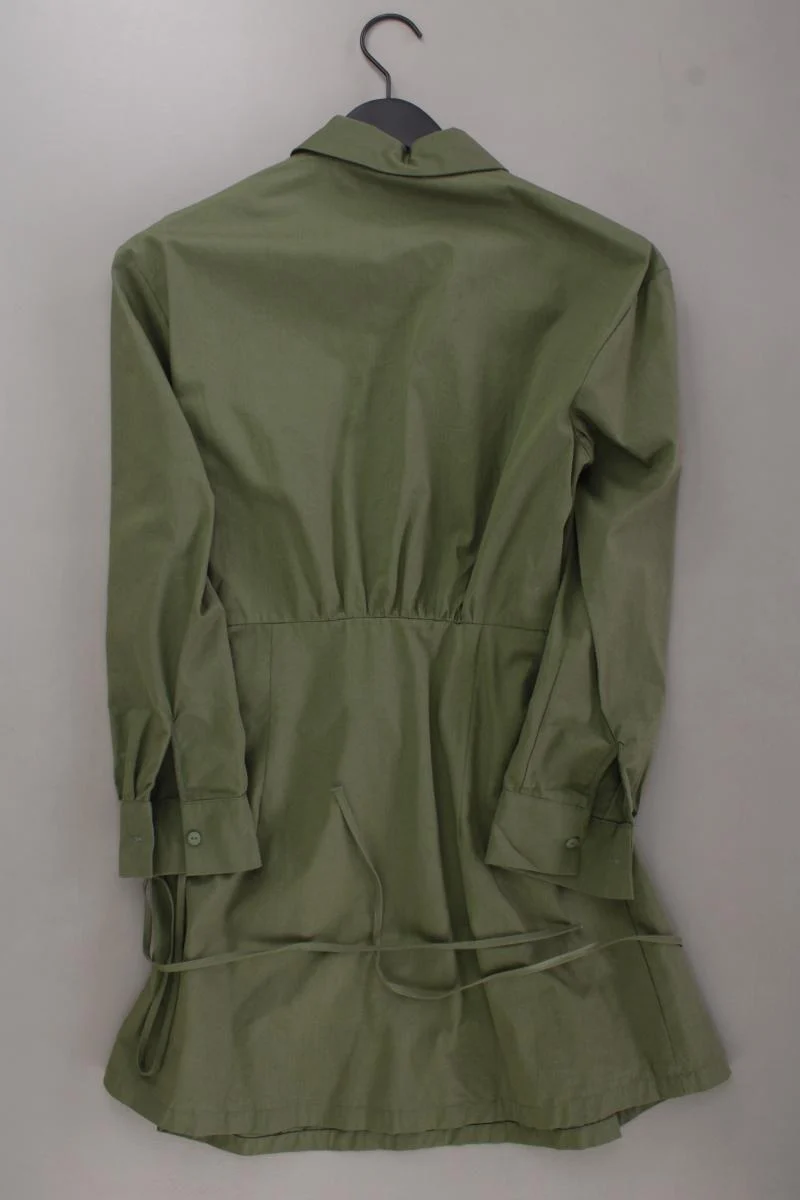 Bershka Langarmkleid Gr. S olivgrün