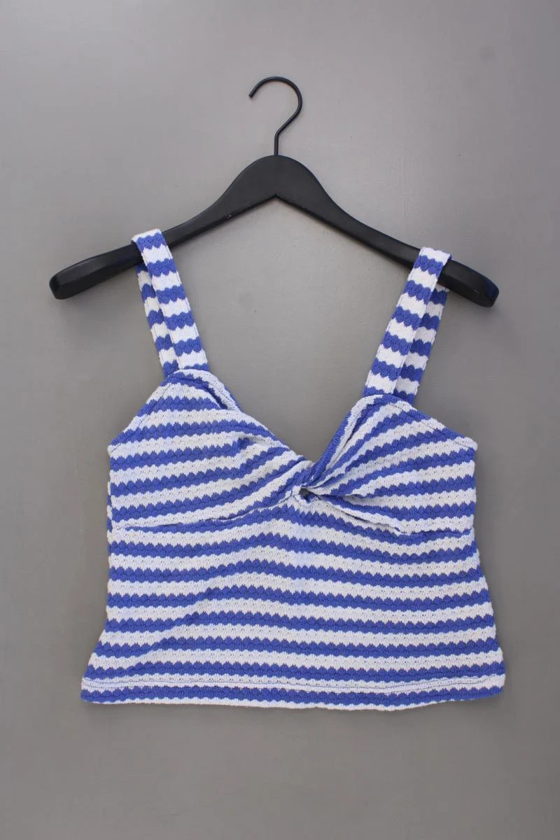 next Trägertop Gr. 42 gestreift blau aus Baumwolle