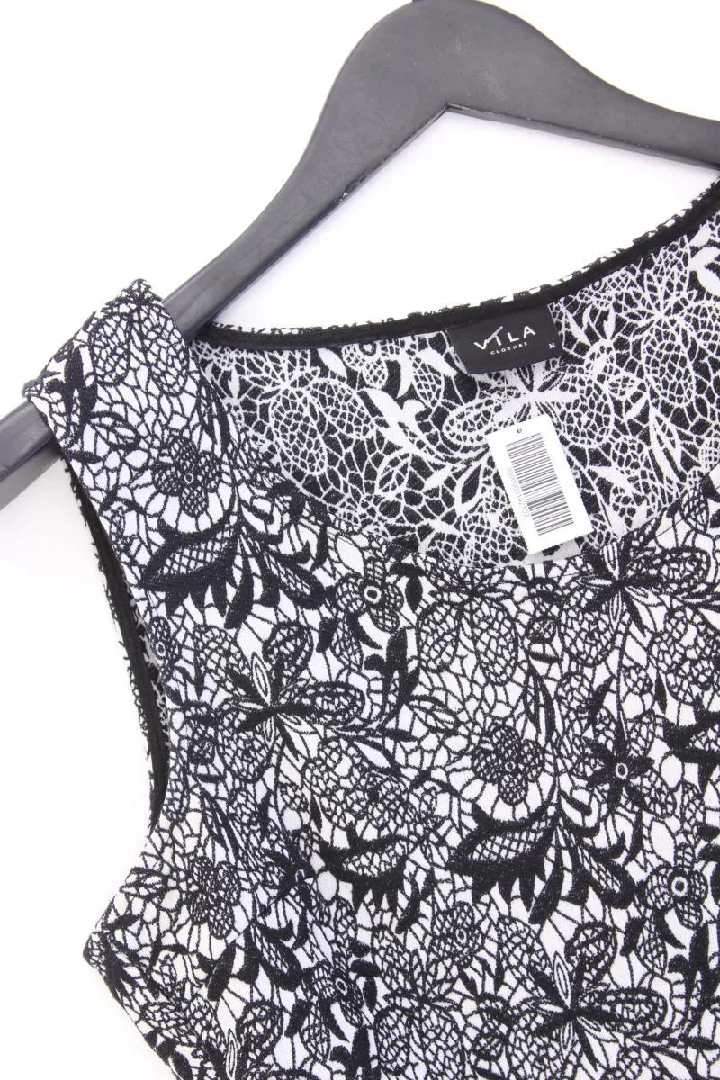 Vila Abendkleid Gr. M Ärmellos schwarz aus Baumwolle