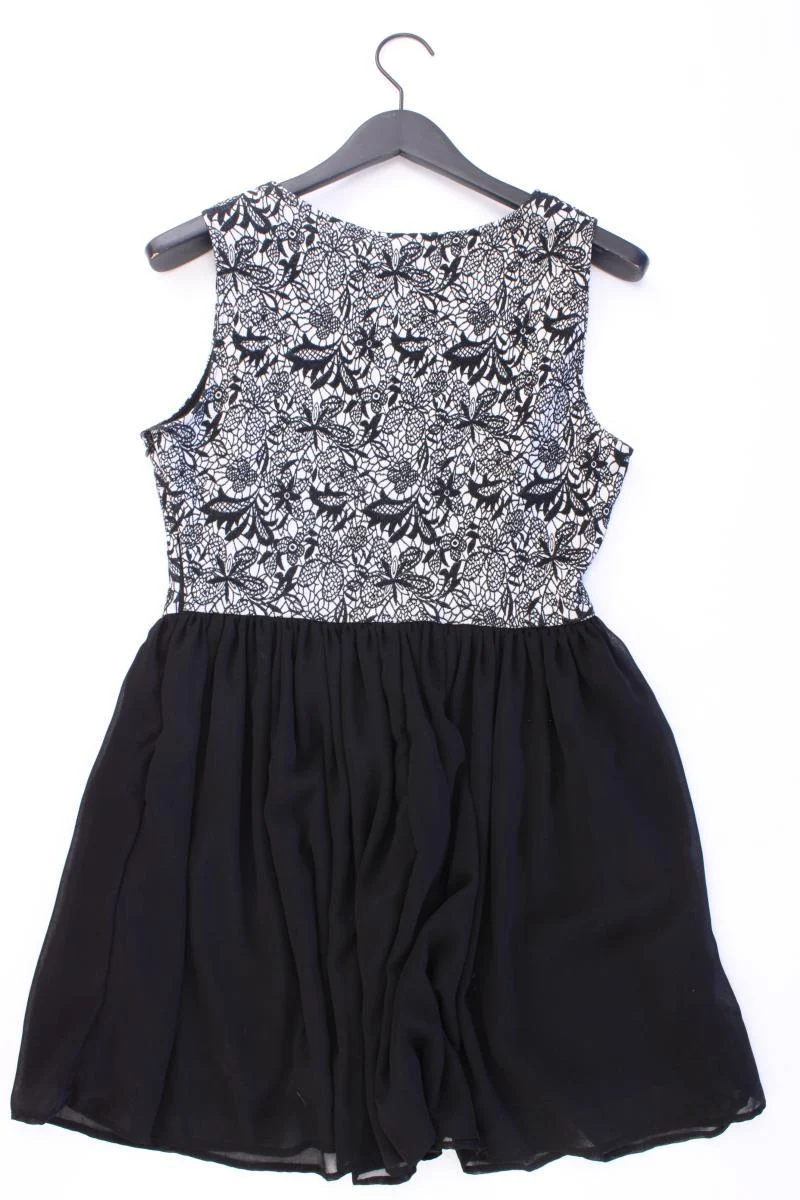 Vila Abendkleid Gr. M Ärmellos schwarz aus Baumwolle