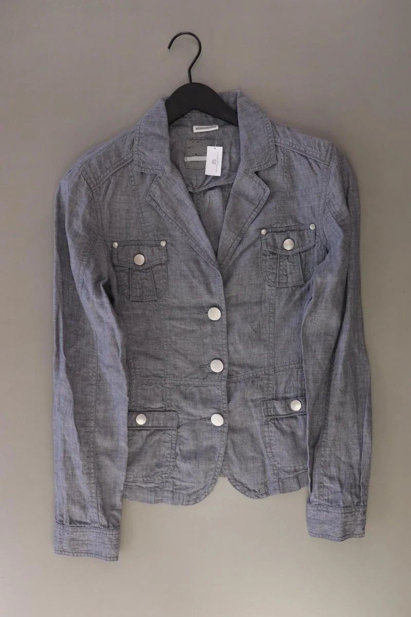 Street One Longblazer Gr. 42 blau aus Baumwolle