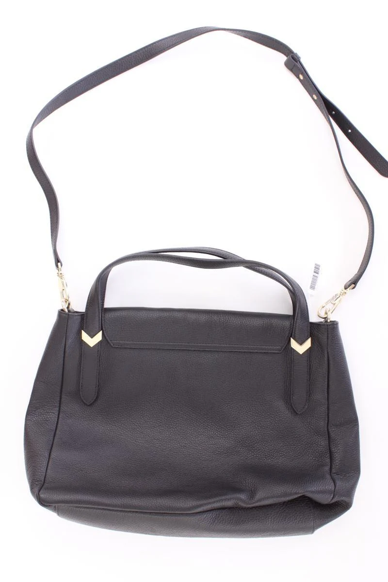 Versace Collection Umhängetasche schwarz aus Leder