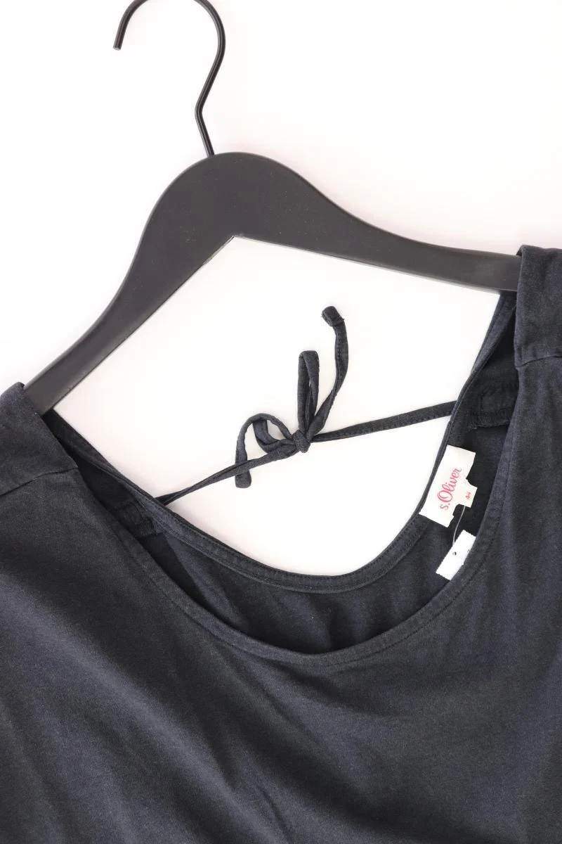 s.Oliver T-Shirt Gr. 44 Kurzarm schwarz aus Baumwolle