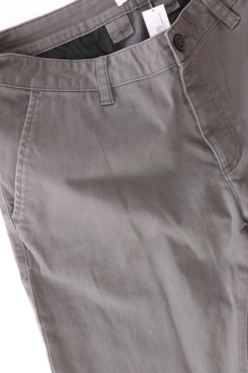 Pier One Hose für Herren Gr. W33 grau aus Baumwolle