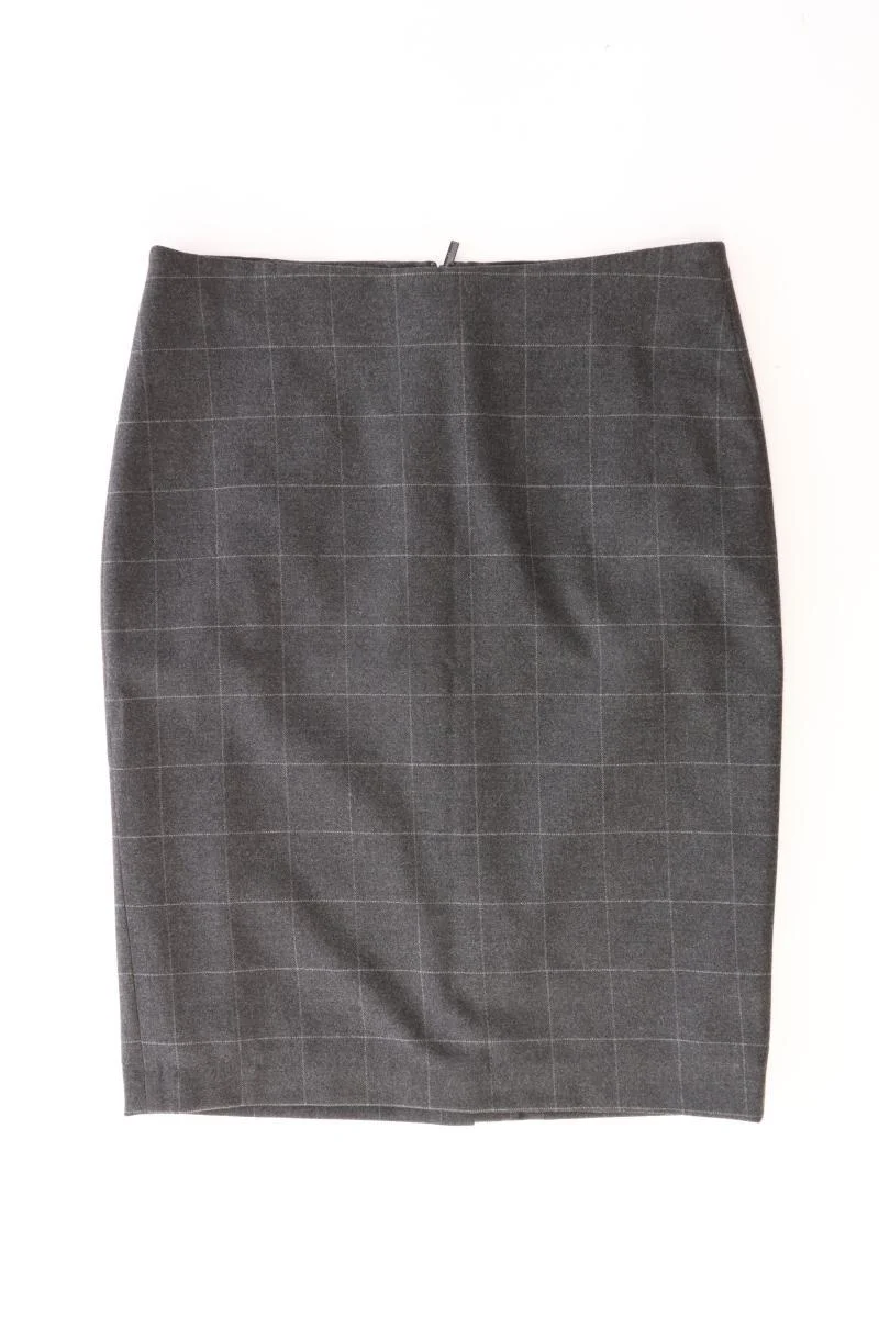 More&More Bleistiftrock Gr. 36 grau aus Polyester