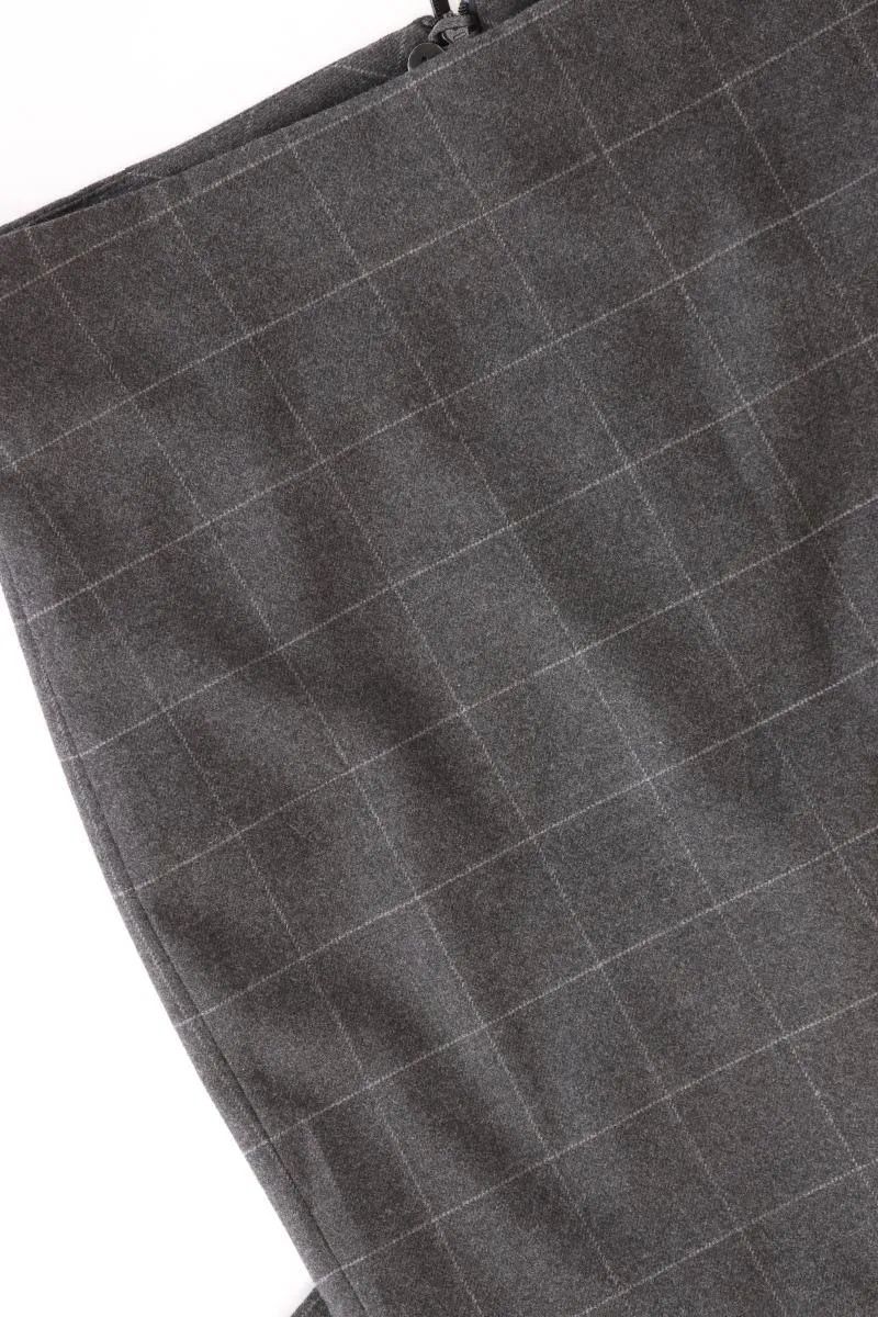 More&More Bleistiftrock Gr. 36 grau aus Polyester