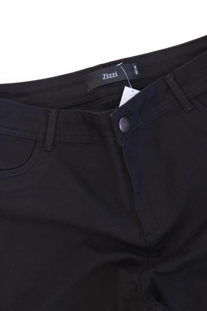 Zizzi Hose Gr. 46/L86 neuwertig schwarz aus Baumwolle