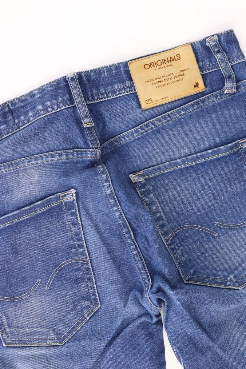 Jack & Jones Straight Jeans für Herren Gr. W28/L34 blau aus Baumwolle