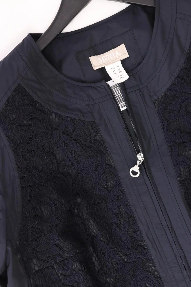 Mona Übergangsjacke Gr. 48 blau aus Polyester