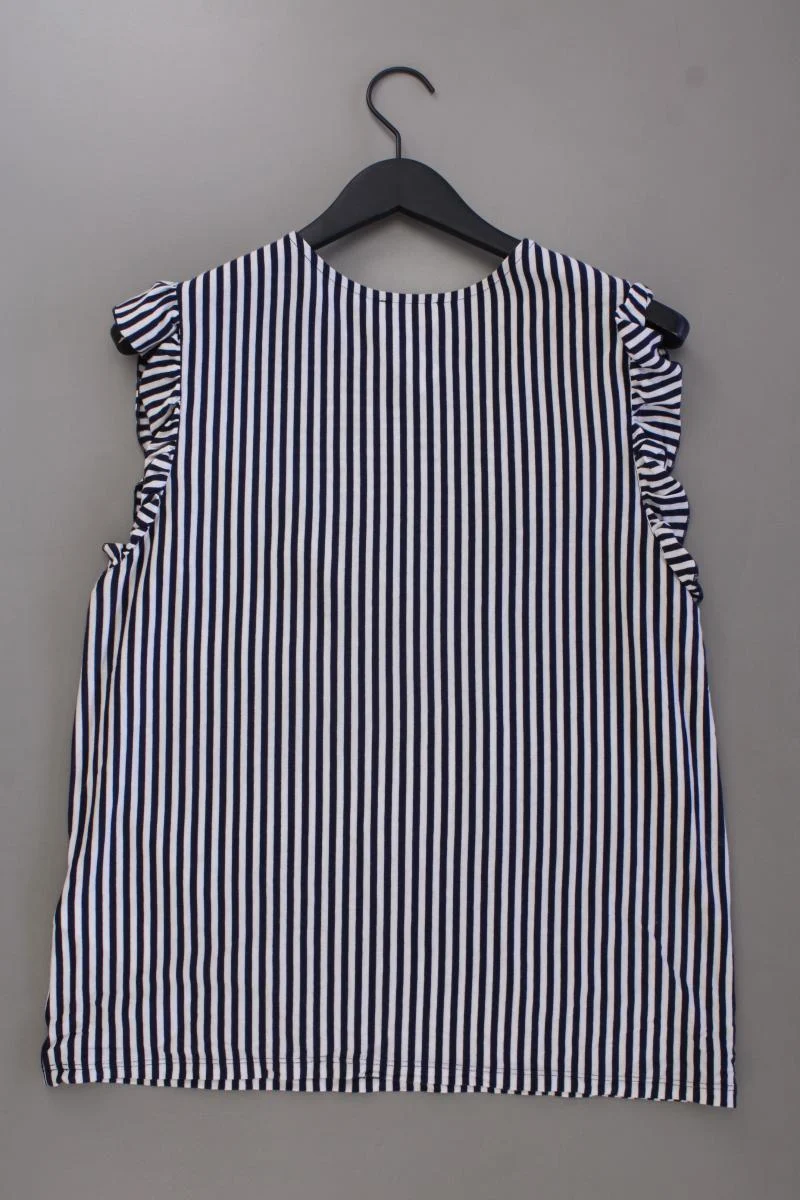 Maison 123 Paris Ringelshirt Gr. XL gestreift Ärmellos blau aus Baumwolle