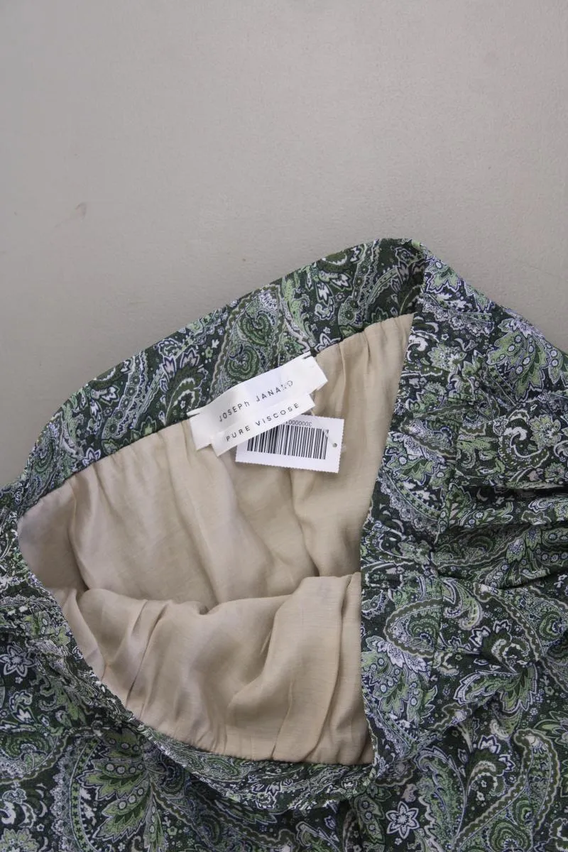 Joseph Janard Stretchrock Gr. 36 mit Paisleymuster grün aus Viskose