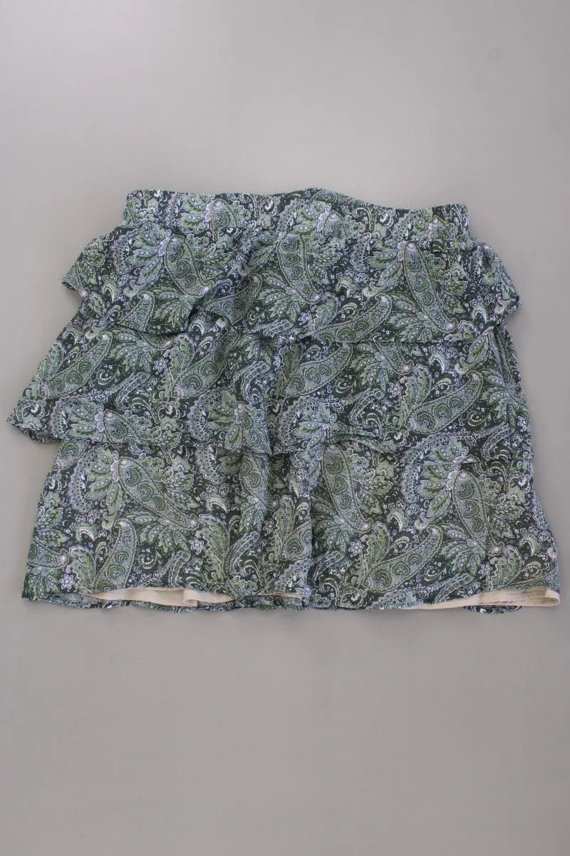 Joseph Janard Stretchrock Gr. 36 mit Paisleymuster grün aus Viskose