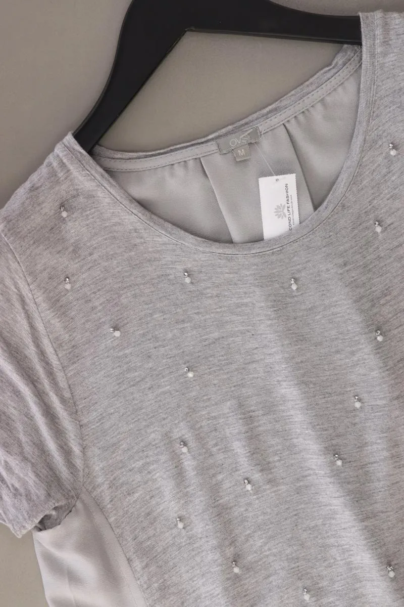 OVS T-Shirt Gr. M Kurzarm grau aus Polyester