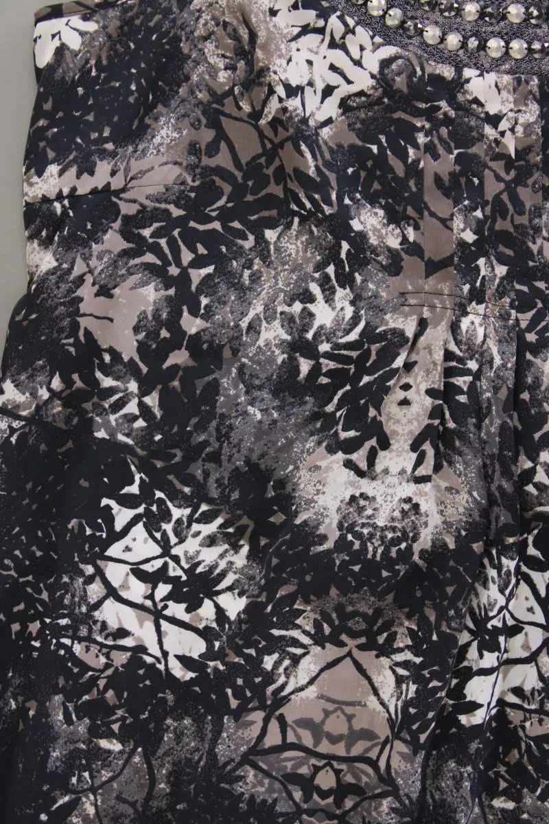 comma, Midikleid Gr. 38 Ärmellos grau aus Polyester
