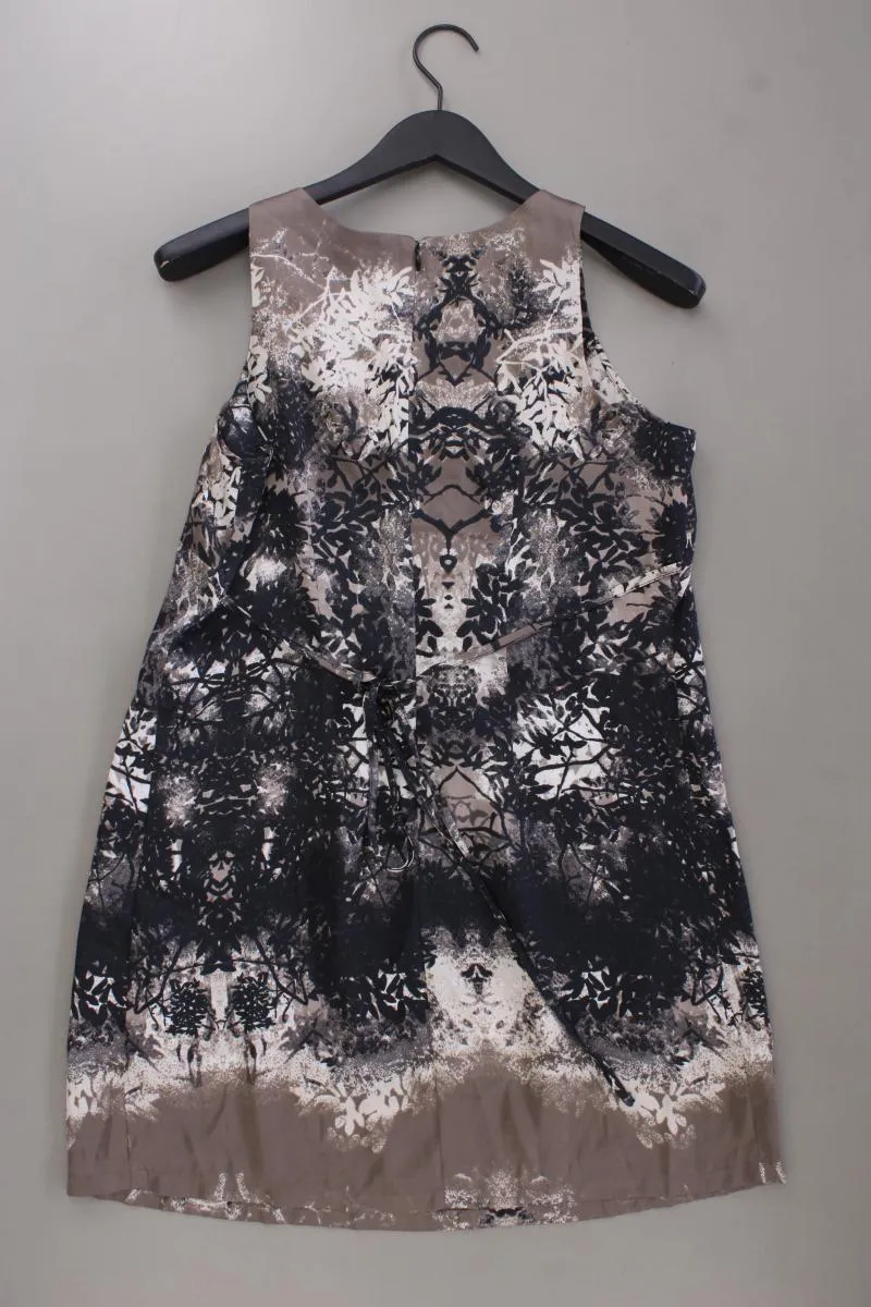 comma, Midikleid Gr. 38 Ärmellos grau aus Polyester