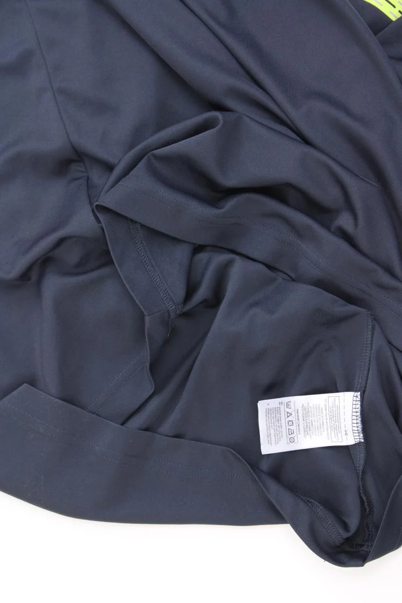 Adidas T-Shirt für Herren Gr. L Kurzarm grau aus Polyester